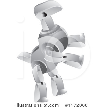 Royalty-Free (RF) Robot Clipart Illustration by Lal Perera - Stock Sample #1172060