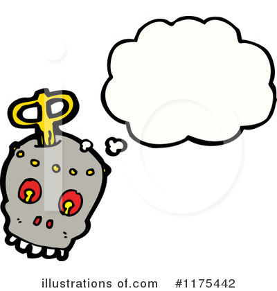 Royalty-Free (RF) Robot Clipart Illustration by lineartestpilot - Stock Sample #1175442