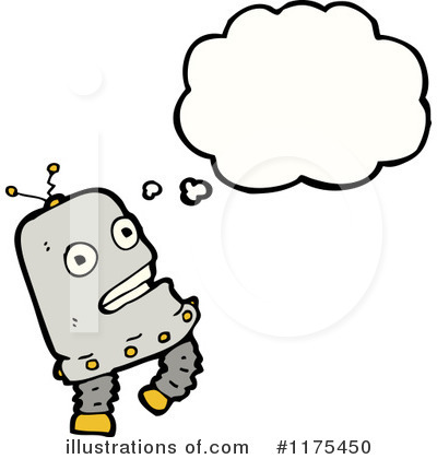 Royalty-Free (RF) Robot Clipart Illustration by lineartestpilot - Stock Sample #1175450