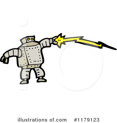 Royalty-Free (RF) Robot Clipart Illustration by lineartestpilot - Stock Sample #1179123