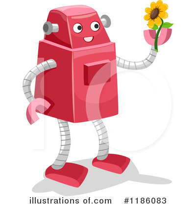 Royalty-Free (RF) Robot Clipart Illustration by BNP Design Studio - Stock Sample #1186083