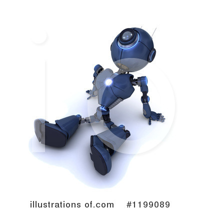 Royalty-Free (RF) Robot Clipart Illustration by KJ Pargeter - Stock Sample #1199089