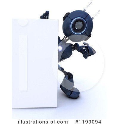 Royalty-Free (RF) Robot Clipart Illustration by KJ Pargeter - Stock Sample #1199094