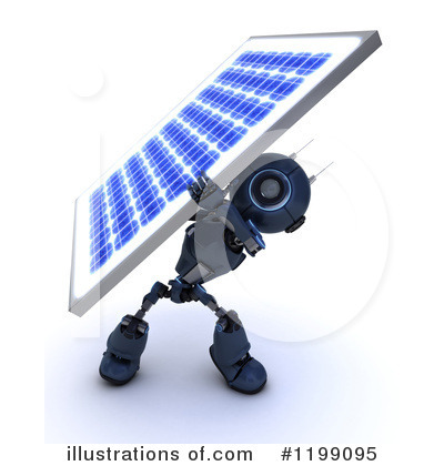 Royalty-Free (RF) Robot Clipart Illustration by KJ Pargeter - Stock Sample #1199095