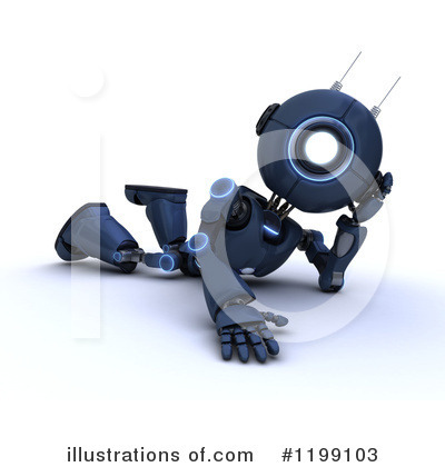 Royalty-Free (RF) Robot Clipart Illustration by KJ Pargeter - Stock Sample #1199103