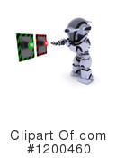 Robot Clipart #1200460 by KJ Pargeter