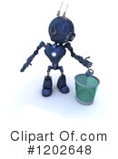 Robot Clipart #1202648 by KJ Pargeter
