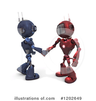 Royalty-Free (RF) Robot Clipart Illustration by KJ Pargeter - Stock Sample #1202649