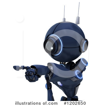 Royalty-Free (RF) Robot Clipart Illustration by KJ Pargeter - Stock Sample #1202650