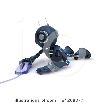 Royalty-Free (RF) Robot Clipart Illustration by KJ Pargeter - Stock Sample #1209877