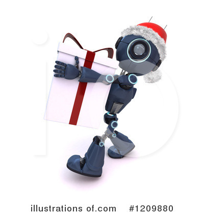Royalty-Free (RF) Robot Clipart Illustration by KJ Pargeter - Stock Sample #1209880