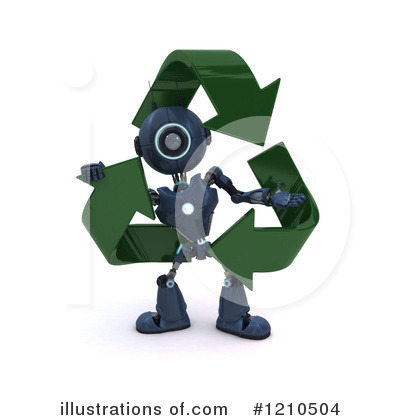 Royalty-Free (RF) Robot Clipart Illustration by KJ Pargeter - Stock Sample #1210504