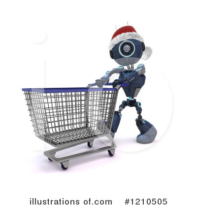 Royalty-Free (RF) Robot Clipart Illustration by KJ Pargeter - Stock Sample #1210505