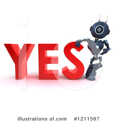 Royalty-Free (RF) Robot Clipart Illustration by KJ Pargeter - Stock Sample #1211567