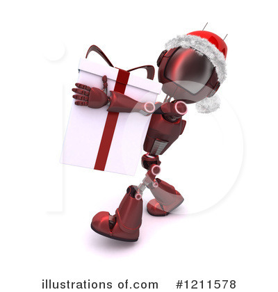 Royalty-Free (RF) Robot Clipart Illustration by KJ Pargeter - Stock Sample #1211578