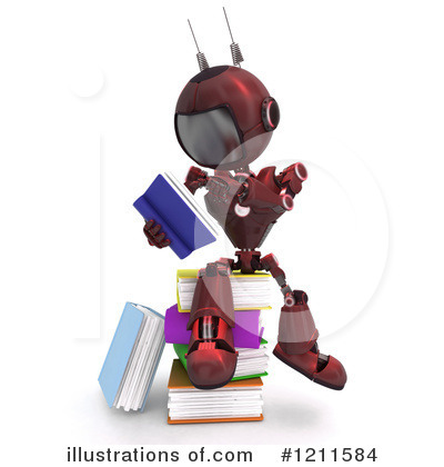 Royalty-Free (RF) Robot Clipart Illustration by KJ Pargeter - Stock Sample #1211584