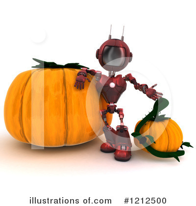 Royalty-Free (RF) Robot Clipart Illustration by KJ Pargeter - Stock Sample #1212500