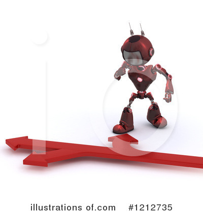 Royalty-Free (RF) Robot Clipart Illustration by KJ Pargeter - Stock Sample #1212735