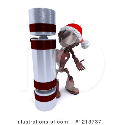 Royalty-Free (RF) Robot Clipart Illustration by KJ Pargeter - Stock Sample #1213737