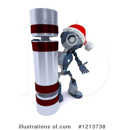 Royalty-Free (RF) Robot Clipart Illustration by KJ Pargeter - Stock Sample #1213738