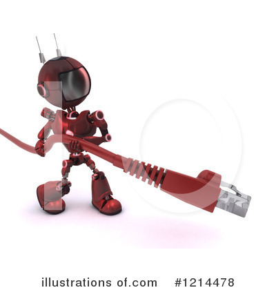 Royalty-Free (RF) Robot Clipart Illustration by KJ Pargeter - Stock Sample #1214478