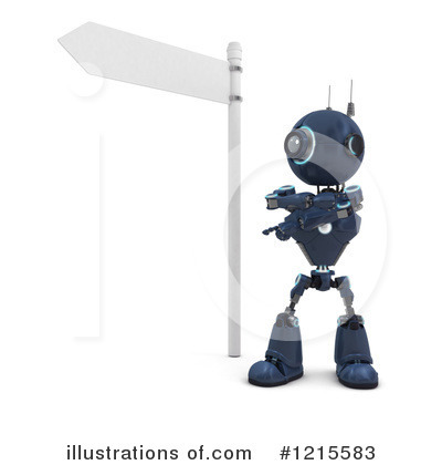 Royalty-Free (RF) Robot Clipart Illustration by KJ Pargeter - Stock Sample #1215583