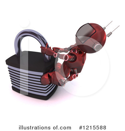 Royalty-Free (RF) Robot Clipart Illustration by KJ Pargeter - Stock Sample #1215588