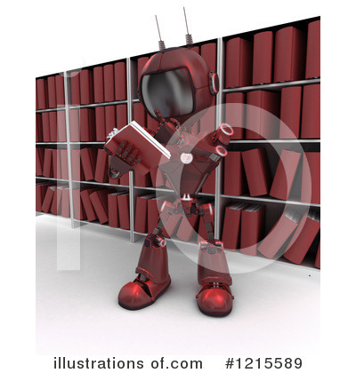 Royalty-Free (RF) Robot Clipart Illustration by KJ Pargeter - Stock Sample #1215589