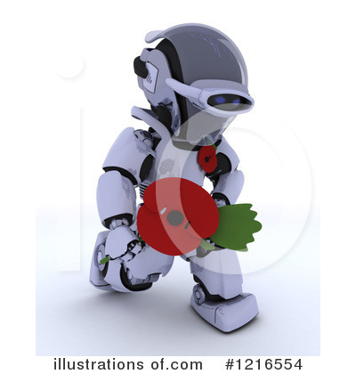 Royalty-Free (RF) Robot Clipart Illustration by KJ Pargeter - Stock Sample #1216554