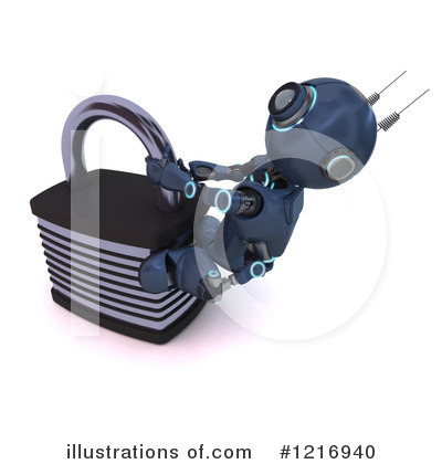 Royalty-Free (RF) Robot Clipart Illustration by KJ Pargeter - Stock Sample #1216940