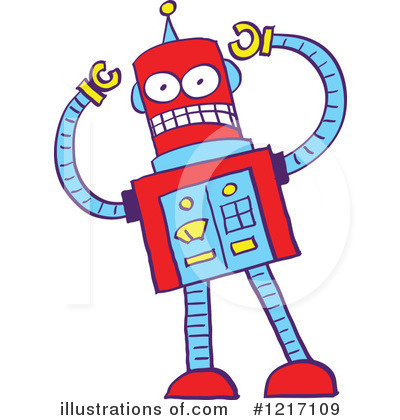 Robot Clipart #1217109 by Zooco
