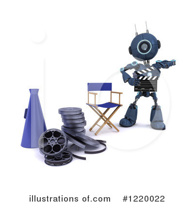 Royalty-Free (RF) Robot Clipart Illustration by KJ Pargeter - Stock Sample #1220022