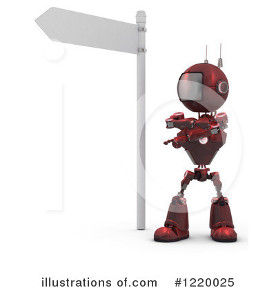 Royalty-Free (RF) Robot Clipart Illustration by KJ Pargeter - Stock Sample #1220025