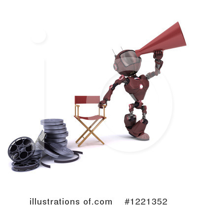 Royalty-Free (RF) Robot Clipart Illustration by KJ Pargeter - Stock Sample #1221352