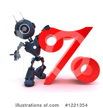 Royalty-Free (RF) Robot Clipart Illustration by KJ Pargeter - Stock Sample #1221354