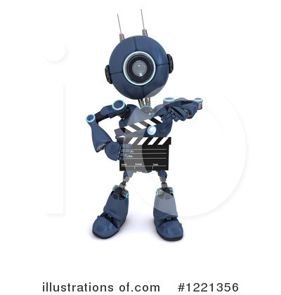 Royalty-Free (RF) Robot Clipart Illustration by KJ Pargeter - Stock Sample #1221356
