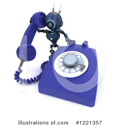 Royalty-Free (RF) Robot Clipart Illustration by KJ Pargeter - Stock Sample #1221357