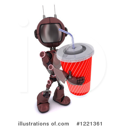 Royalty-Free (RF) Robot Clipart Illustration by KJ Pargeter - Stock Sample #1221361