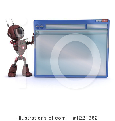 Royalty-Free (RF) Robot Clipart Illustration by KJ Pargeter - Stock Sample #1221362