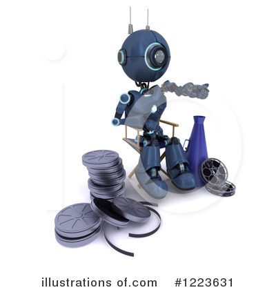 Royalty-Free (RF) Robot Clipart Illustration by KJ Pargeter - Stock Sample #1223631