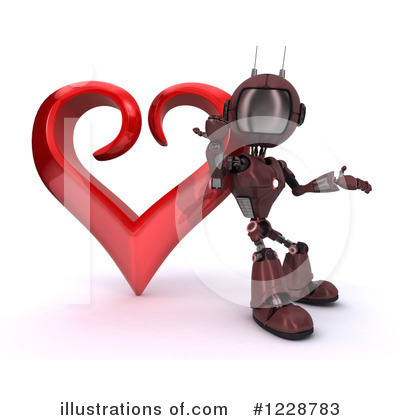 Royalty-Free (RF) Robot Clipart Illustration by KJ Pargeter - Stock Sample #1228783