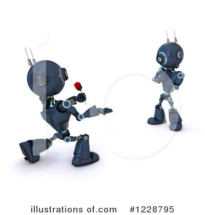 Royalty-Free (RF) Robot Clipart Illustration by KJ Pargeter - Stock Sample #1228795