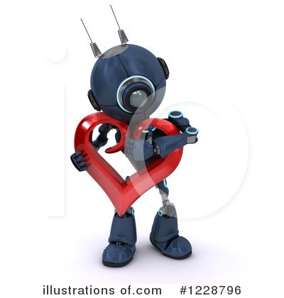Royalty-Free (RF) Robot Clipart Illustration by KJ Pargeter - Stock Sample #1228796