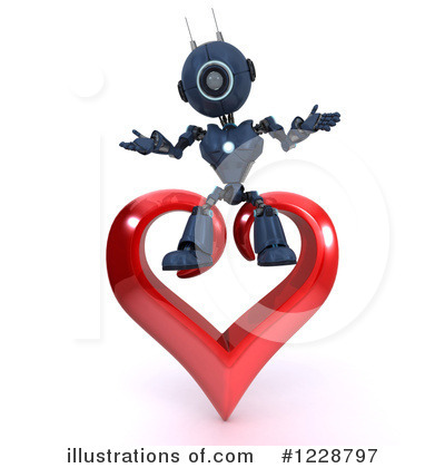 Royalty-Free (RF) Robot Clipart Illustration by KJ Pargeter - Stock Sample #1228797