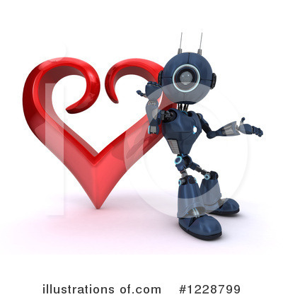 Royalty-Free (RF) Robot Clipart Illustration by KJ Pargeter - Stock Sample #1228799