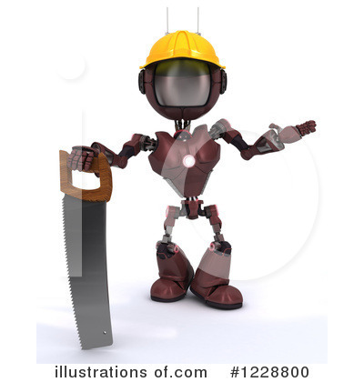 Royalty-Free (RF) Robot Clipart Illustration by KJ Pargeter - Stock Sample #1228800