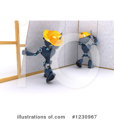 Royalty-Free (RF) Robot Clipart Illustration by KJ Pargeter - Stock Sample #1230967