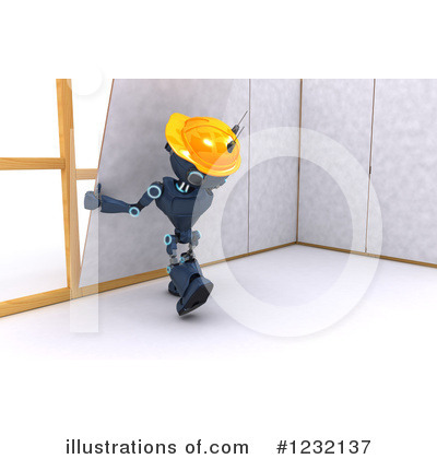 Royalty-Free (RF) Robot Clipart Illustration by KJ Pargeter - Stock Sample #1232137
