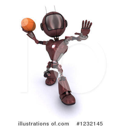 Royalty-Free (RF) Robot Clipart Illustration by KJ Pargeter - Stock Sample #1232145