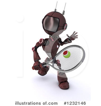 Royalty-Free (RF) Robot Clipart Illustration by KJ Pargeter - Stock Sample #1232146